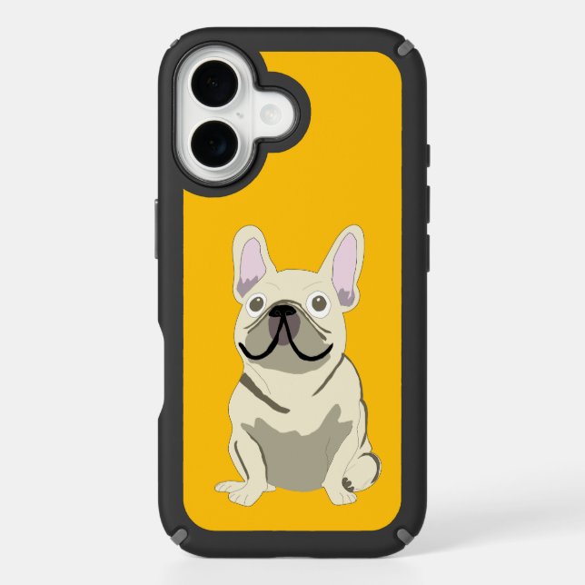 Cream French Bulldog, Speck iPhone Case (Front)