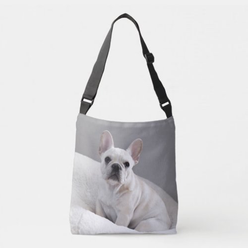 Cream Frenchie Tote Bag