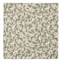 Cream Garden Harmony Queen Size