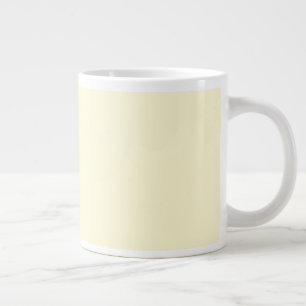 Cream Giant Coffee Mug