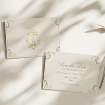 Cream Gold Baroque Wedding