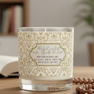 Cream Gold Meditation Daughter of the King Prayer Scented Candle