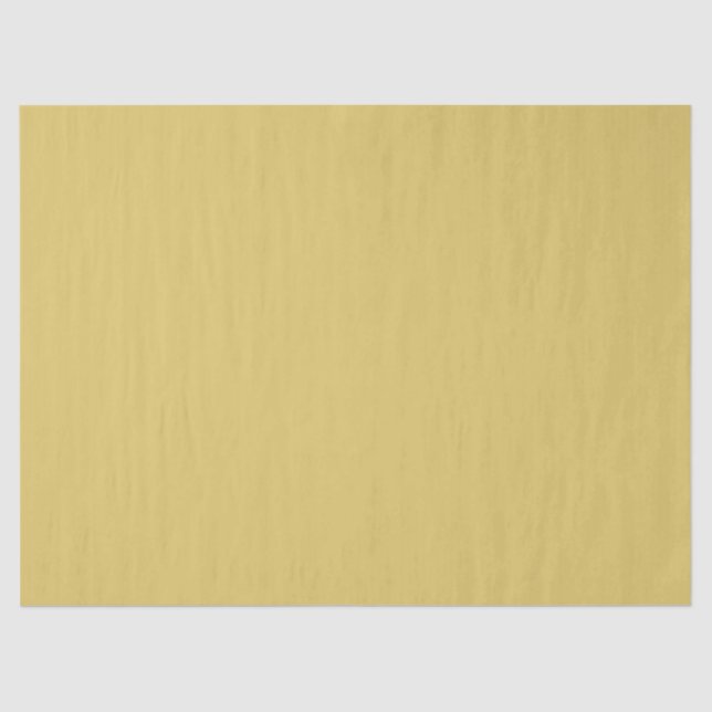 Cream Gold Solid Color Tissue Paper (Front)