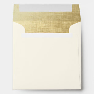 Cream Gold Thanksgiving Envelope