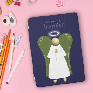 Cream Guardian Angel  iPad Mini Cover