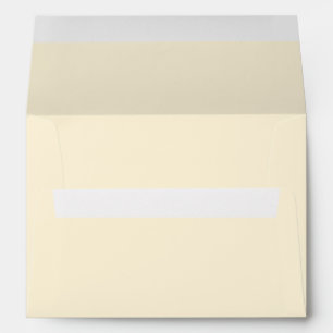 Cream Ivory Beige Off White 5x7 A7 Inside Color Envelope