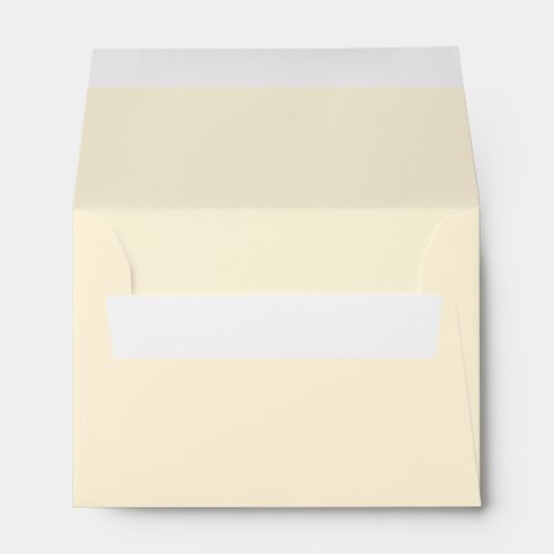 Cream Ivory Beige Off White A6 4x6 Inside Color Envelope