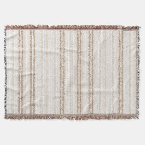 Cream Ivory Faux Lace Throw Blanket