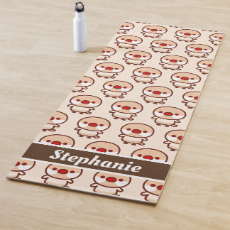 Cream Java sparrow Yoga Mat