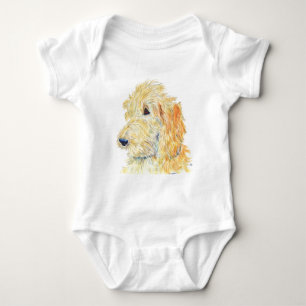 Cream Labradoodle #2 Infant Onsie/Creeper Baby Bodysuit