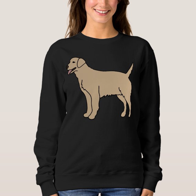 Cream Labrador Dog Sweatshirt (Front)