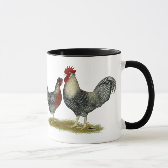 Cream Legbar Chickens Mug (Right)