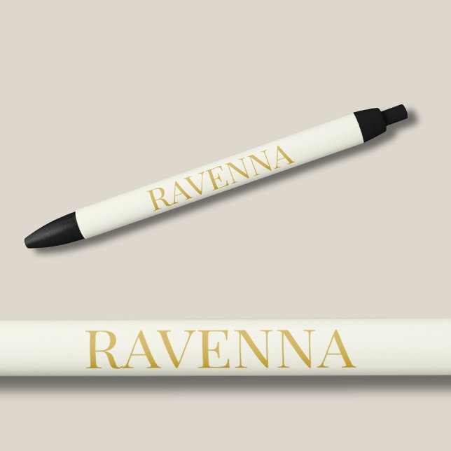 Cream Luxury Custom Serif Name Gift For Her Pen (Creator Uploaded)