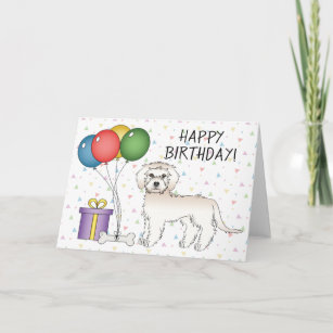 Birthday girl mini greeting card