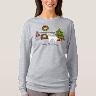 Cream Mini Goldendoodle - Festive Christmas Room T-Shirt
