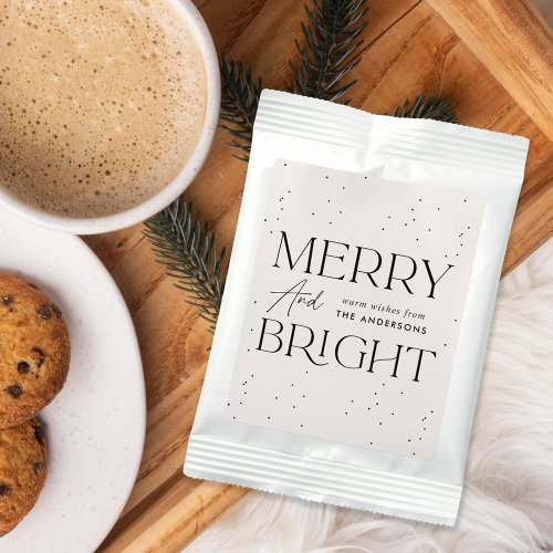 Cream Modern Merry and Bright Hot Chocolate Drink Mix