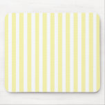 Cream Modern Stripe Mouse Pad