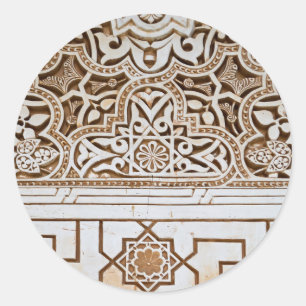 Cream Moorish Patterned Stickers