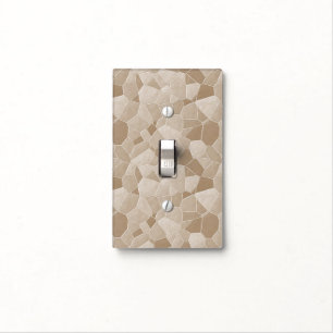 Cream Mosaic Light Switch Cover