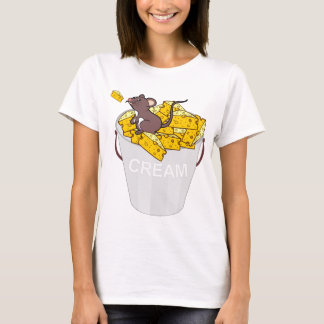cream mouse chees T-Shirt