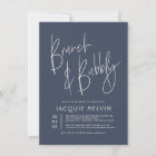 Cream & Navy Blue Brunch & Bubbly Bridal Shower