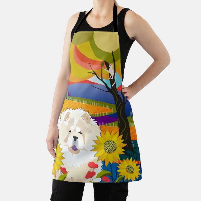 CREAM OF THE CROP -Chow- grooming/chef/craft apron (Insitu)