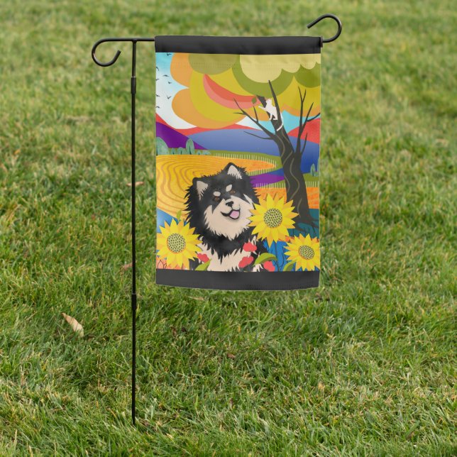 CREAM OF THE CROP LAPPY Garden Flag (In SItu)