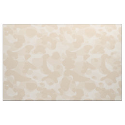 Cream Pale Camo Camouflage Pattern Cool Stylish Fabric