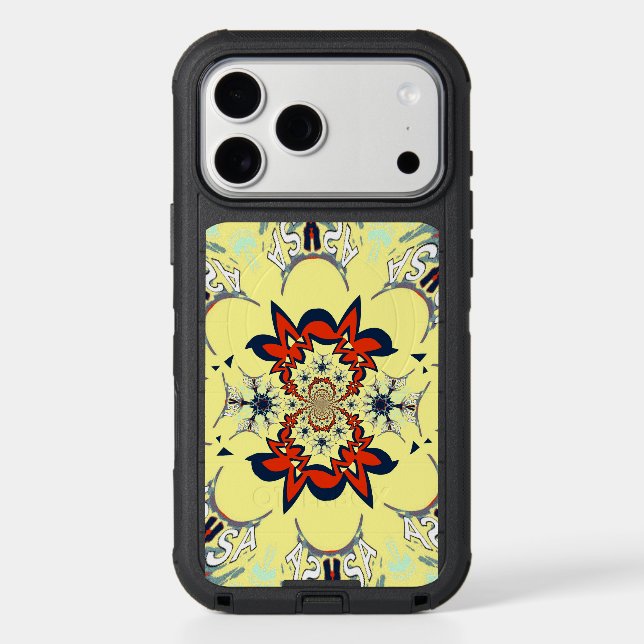 Cream Pattern design Otterbox iPhone Case (Back)