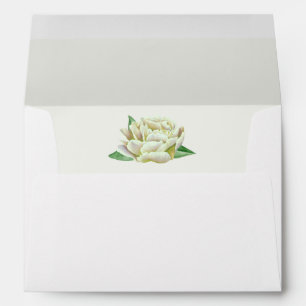 Cream Peony Envelopes