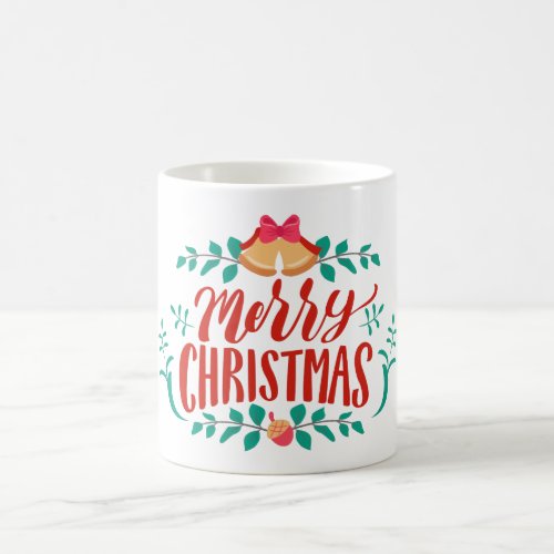 Cream Persian Green Merry Christmas Mug