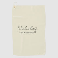 Cream Personalized Groomsman