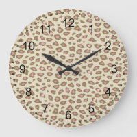 Cream Pink Leopard Print