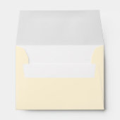 Cream Plain Simple A6 4x6 Return Address Envelopes (Back (Bottom))