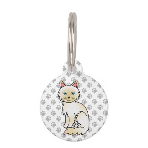 Cream Point Birman  Ragdoll Cat  Pets Info Pet ID Tag