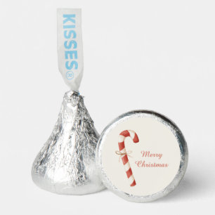 Cream Red White Candy Cane Christmas