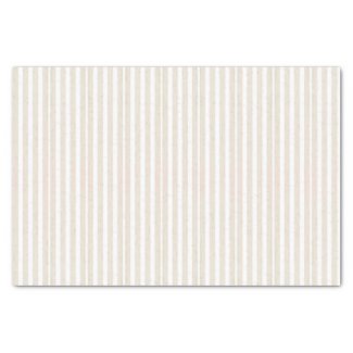 Cream Rose and White Painted Stripe Seamless
