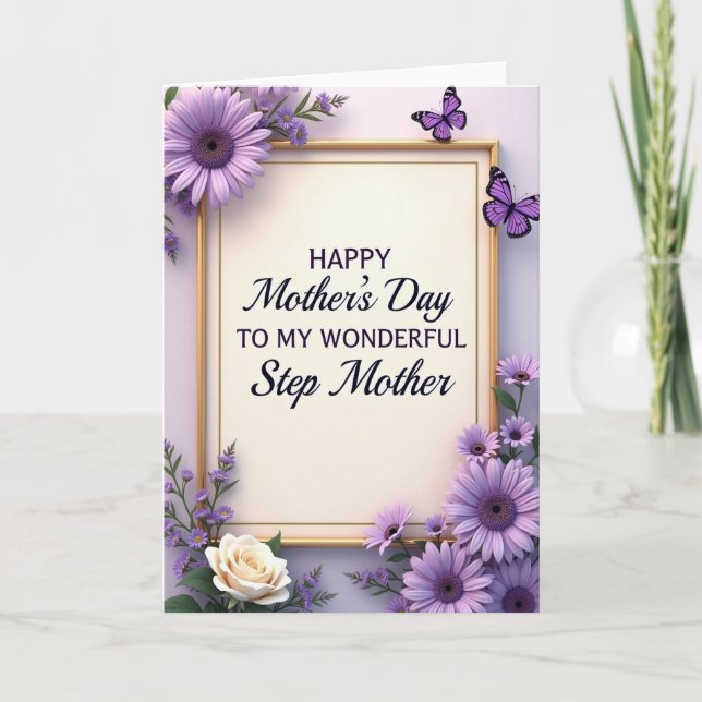 Cream Rose Mothers Day Love Card (Front)