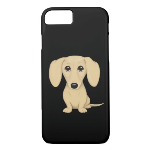 Cream Short Haired Dachshund iPhone 87 Case