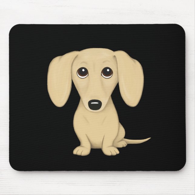 Cream Short Haired Dachshund Mouse Pad (Front)