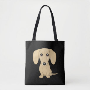 Cream Short Haired Dachshund Wiener Dog Lover's Tote Bag