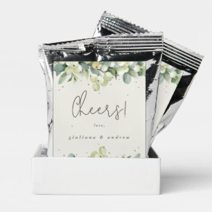 Cream Snowberry+Eucalyptus Winter Wedding Coffee Drink Mix