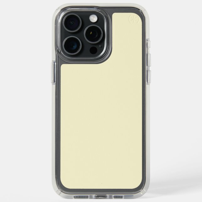 Cream Speck iPhone Case (Front (Black Titanium))