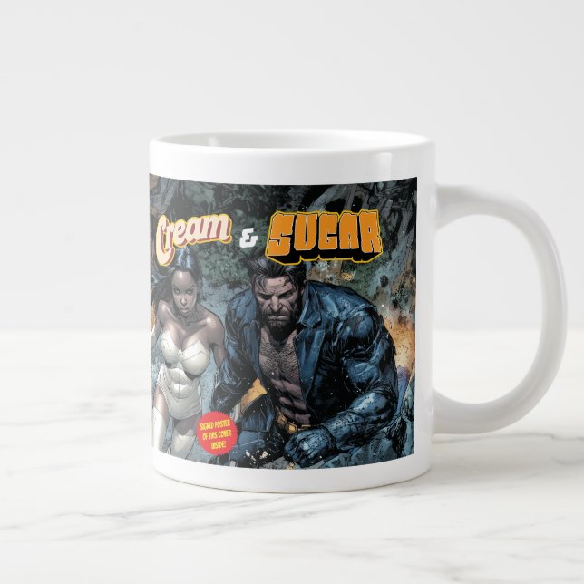 Cream & Sugar Giant Coffee Mug (Right)