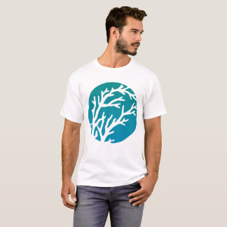 Cream Wheels Big Blue Tree T-Shirt