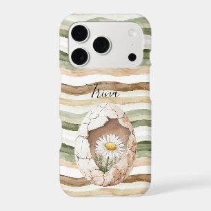 Cream White Daisy Flowers iPhone 17 Pro Case