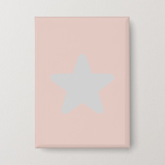 Cream with Silver Mist Cream Button (Front)