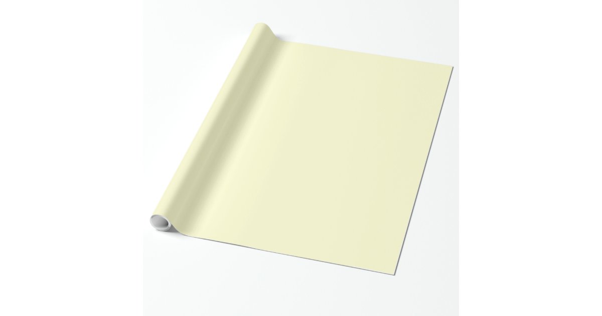 Cream Wrapping Paper Zazzle