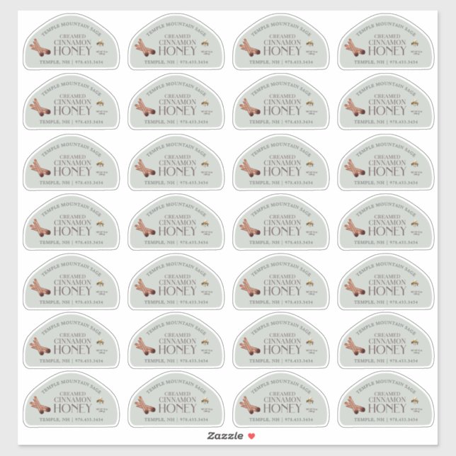 Creamed Cinnamon Pix Skep Temple Mt Sage (28) Sticker (Sheet)