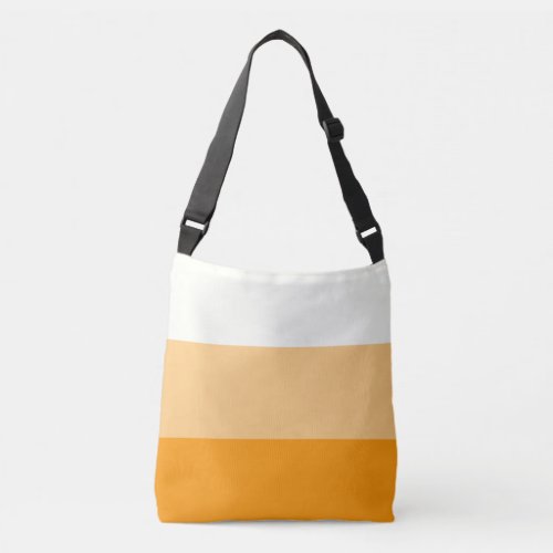 Creamsicle 3 Stripe Crossbody Bag